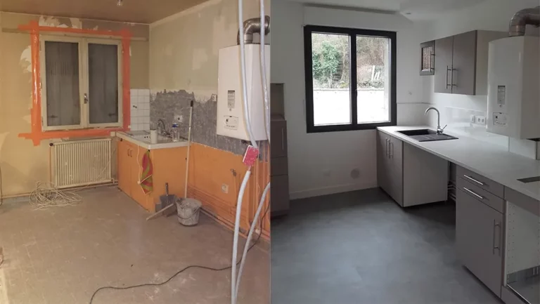 transformation cuisine avant apres travaux