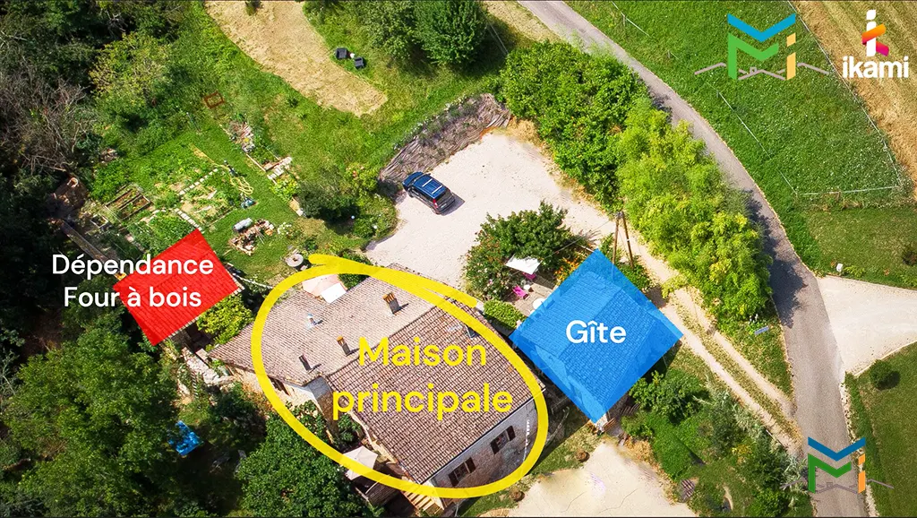 Lire la suite à propos de l’article Maison + Gîte 215m² – Rochechinard (26)